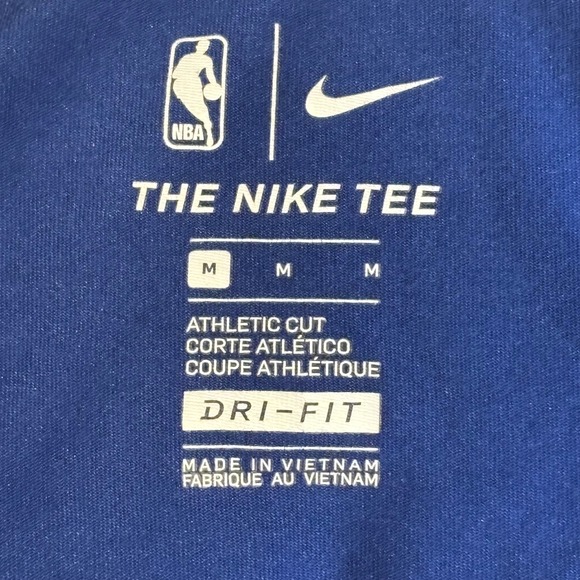 Nike Golden State Warriors Basketball Long Sleeve‎ Shirt Men's Medium Blue - Picture 10 of 10